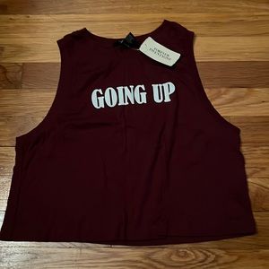 Forever 21 Maroon Crop Top